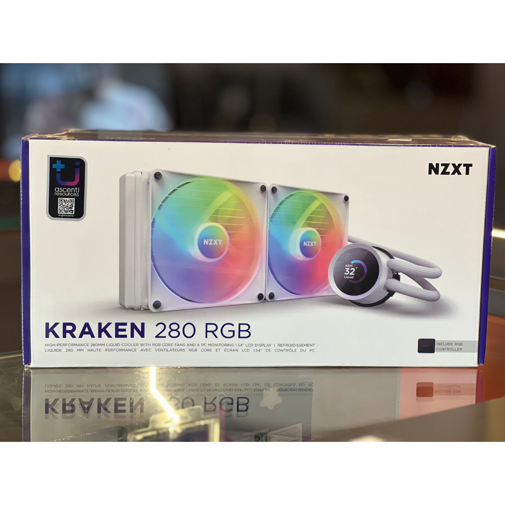 NZXT KRAKEN 280 RGB WHITE
