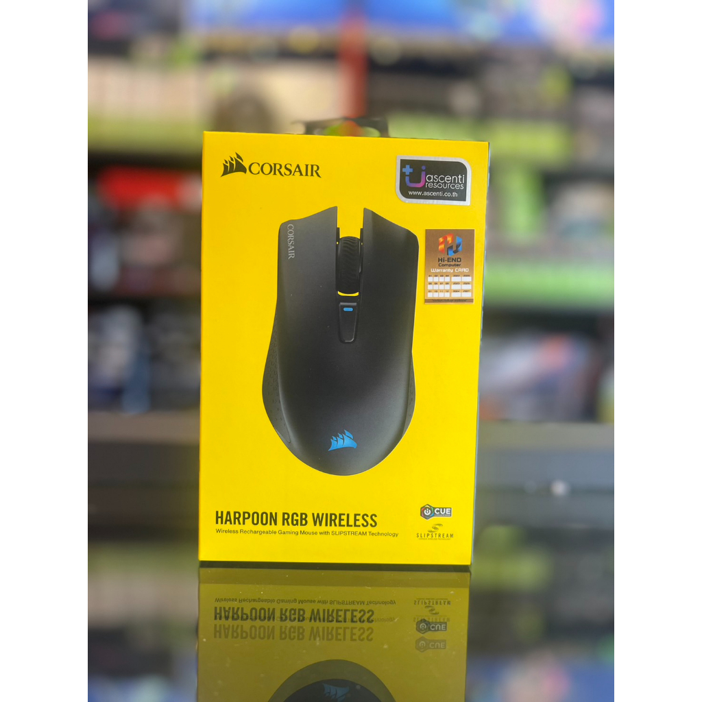 WIRELESS MOUSE (เมาส์ไร้สาย) CORSAIR HARPOON RGB