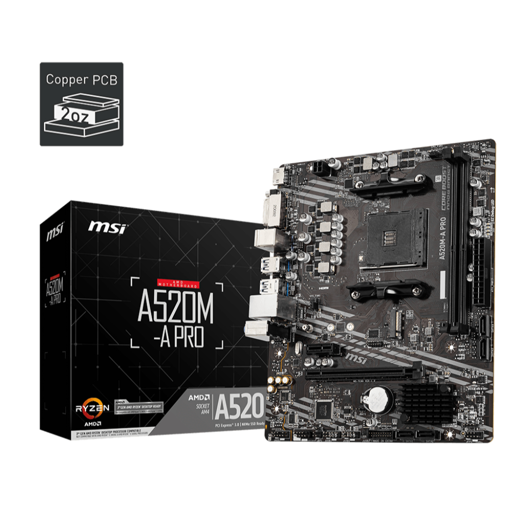 MSI A520M-A Pro AMD DDR4