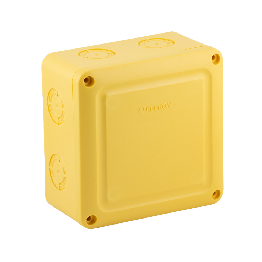 บ็อกซ์กันน้ำ 4x4 สีเหลือง
