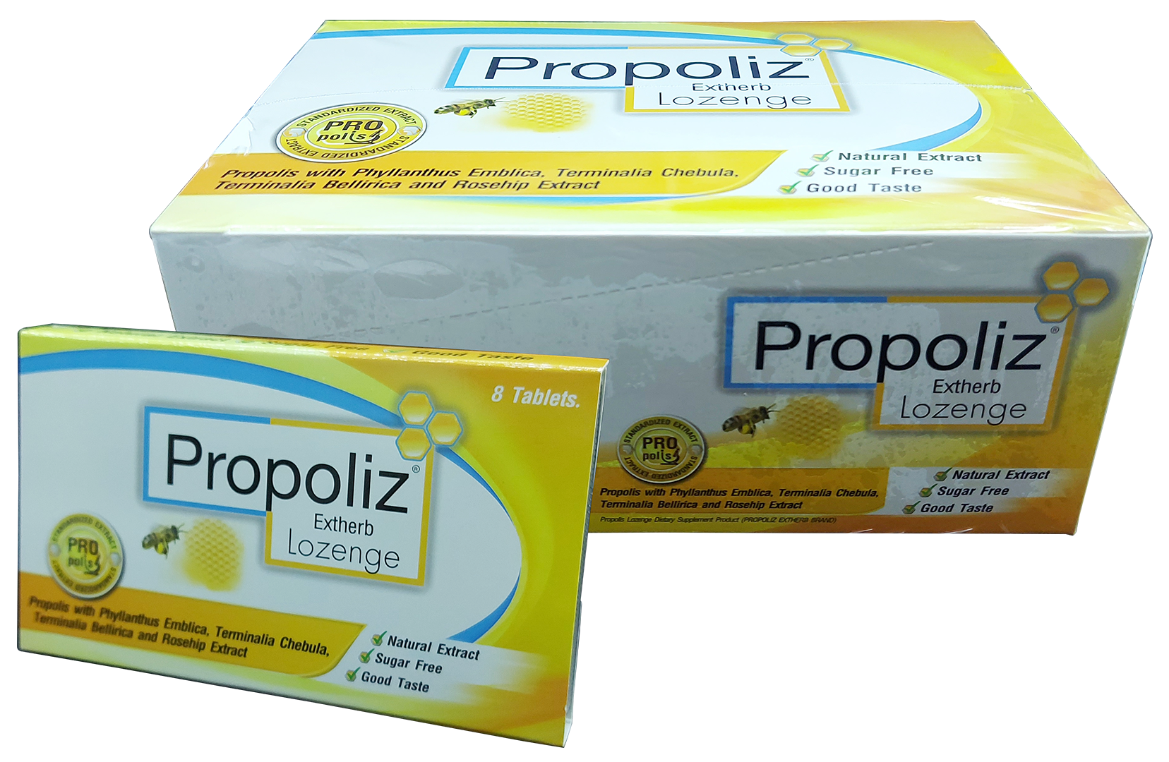 Propoliz Extherb Lozenge 8's Tablet (15) (TMA)