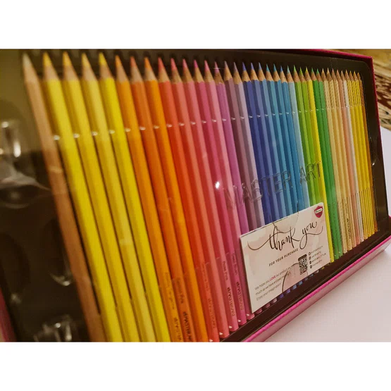 สีไม้ Master Art รุ่น Master Series 124 สี  1 กล่อง