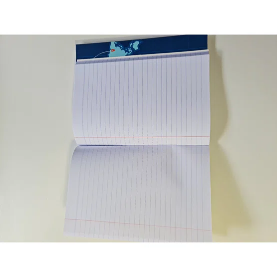 สมุดจด ลายเส้น ปกอ่อน  160x235mm  60แกรม 100 แผ่น  ยี่ห้อ MENGHUA    1 เล่ม คละลาย