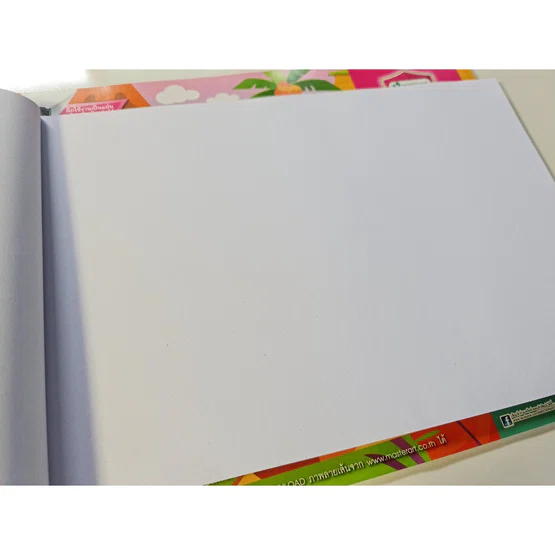 สมุดวาดเขียน Master Art รุ่น D4 100แกรม 10แผ่น ขนาด A4   1เล่ม
