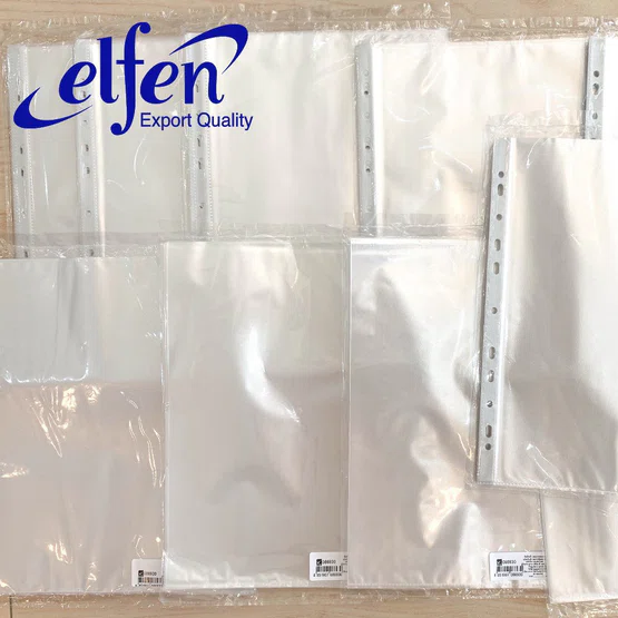 ELFEN ไส้แฟ้มโชว์เอกสาร A4 (จำนวน 1แพ็ค/20 ซอง)  Display portfolio A4