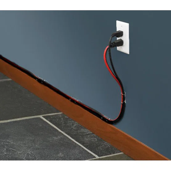 3M Command™ ตัวยึดสายไฟขนาดใหญ่ Clear Large Cord Organizers With Clear Strip, 17303Clr  1 ชิ้น