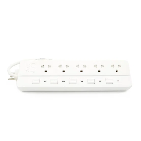 ปลั๊กไฟมาตรฐาน มอก. รุ่น P550 (5 ช่อง 5 สวิตซ์ 5 เมตร) ยี่ห้อ VOX SPORTE 1 ชิ้น