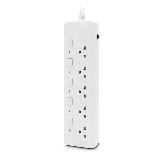 ปลั๊กไฟมาตรฐาน มอก. รุ่น P550 (5 ช่อง 5 สวิตซ์ 5 เมตร) ยี่ห้อ VOX SPORTE 1 ชิ้น