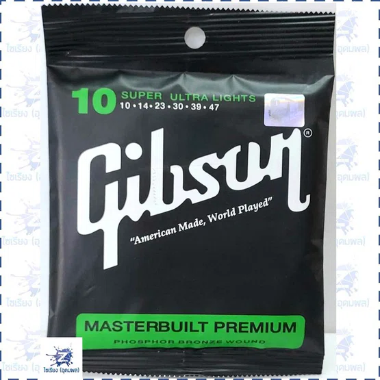 สายกีตาร์ Gibson โปร่งชุด  (1 ชุด บรรจุ 6 เส้น)