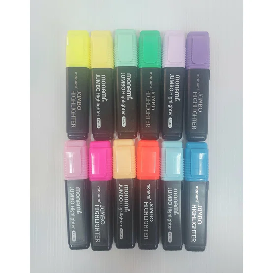 ปากกาเน้อข้อความโมนามิสีพาสเทลและสีสด (แจ้งสีที่แชท)