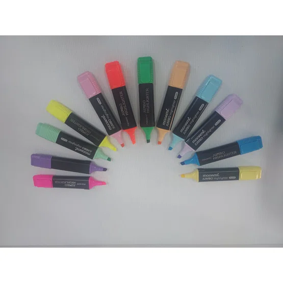 ปากกาเน้อข้อความโมนามิสีพาสเทลและสีสด (แจ้งสีที่แชท)