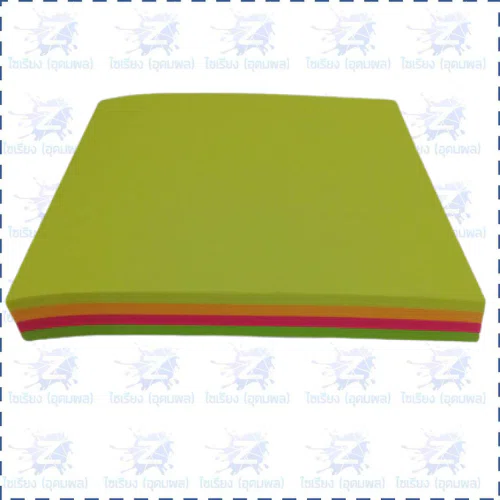 กระดาษแปะโน๊ต สีนีออน แพ็ค4สี Deli Pad notes A02602 (1แพ็ค=100แผ่น)