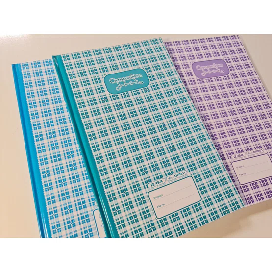 สมุดโน้ตปกแข็ง  190x310mm 60แกรม 64แผ่น ยี่ห้อ SilverPins รุ่น DP201-008X  1 เล่ม