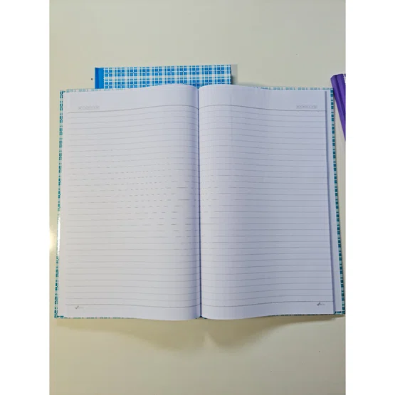 สมุดโน้ตปกแข็ง  190x310mm 60แกรม 64แผ่น ยี่ห้อ SilverPins รุ่น DP201-008X  1 เล่ม
