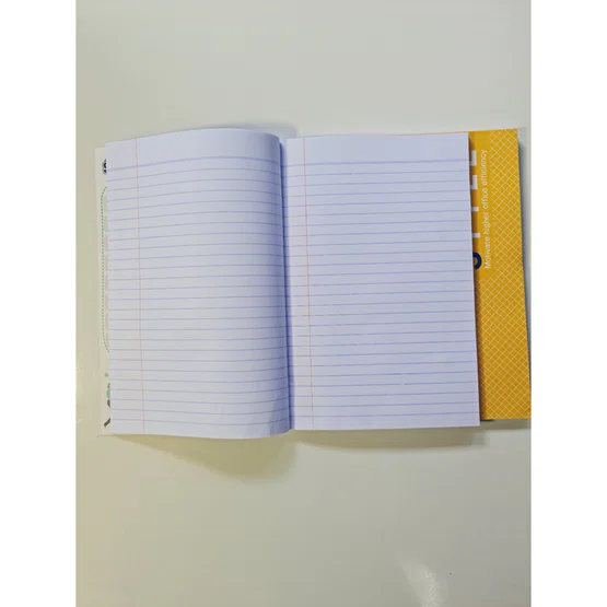 สมุดจด ลายเส้น ปกอ่อน  160x235mm  60แกรม 80 แผ่น  ยี่ห้อ MENGHUA    1 เล่ม คละลาย