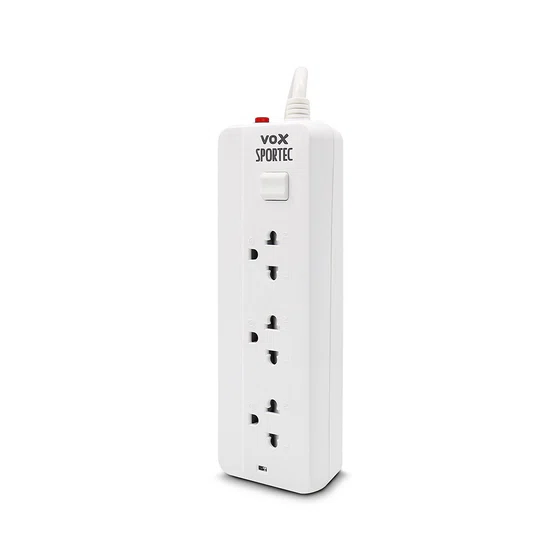 Vox Sportec ปลั๊กไฟมาตรฐาน มอก. รุ่น P130 (3 ช่อง 1 สวิตซ์ 5 เมตร) 2300watt