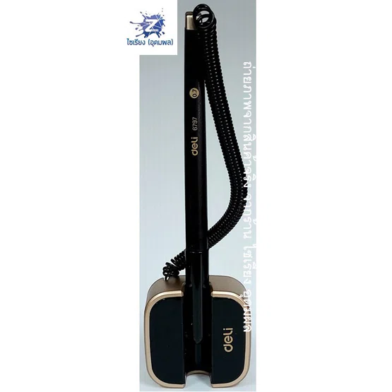 Deli 6797 Desk Pen Stand ปากกาเจลพร้อมแท่นวางหมึกน้ำเงิน เส้น 0.7 mm แพ็ค 1 แท่ง