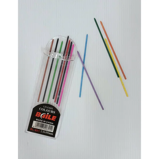 ไส้ดินสอกด BAILE -621 ไส้ดินสอกดแบบ 12 สี