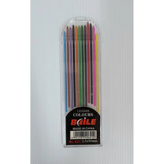 ไส้ดินสอกด BAILE -621 ไส้ดินสอกดแบบ 12 สี