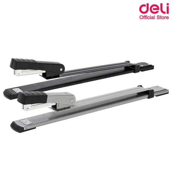 Deli 0334  เครื่องเย็บกระดาษมุงหลังคา ของแท้ 100% Long Reach Stapler  1 ชิ้น