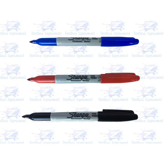 ปากกามาร์กเกอร์ ชาร์ปี้ Sharpie แพ็ค 3ด้าม น้ำเงิน , แดง , ดำ