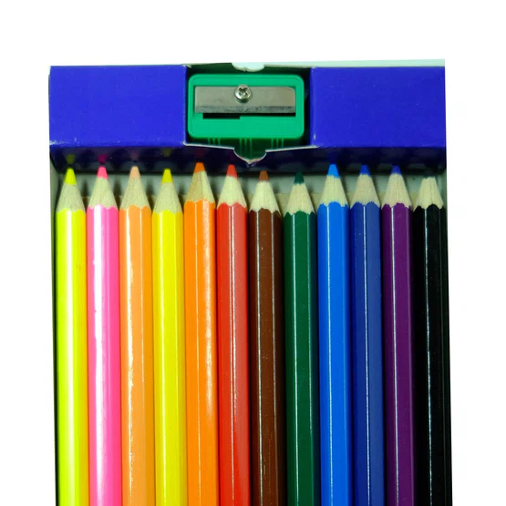 สีไม้ยาว 36 สี ตราม้า Coloured Pencils