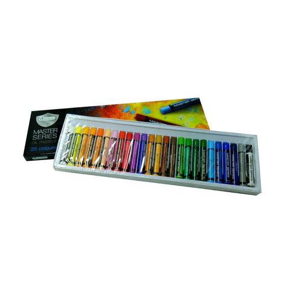 สีชอล์ก 12 สี ตรา Master Art รุ่น Master series Oil Pastels