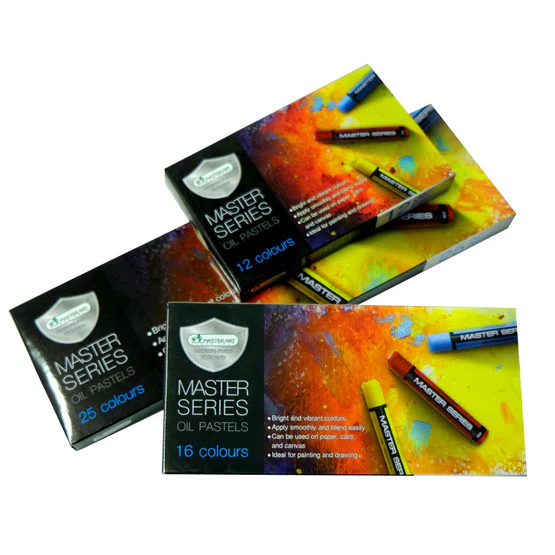 สีชอล์ก 16 สี ตรา Master Art รุ่น Master series Oil Pastels
