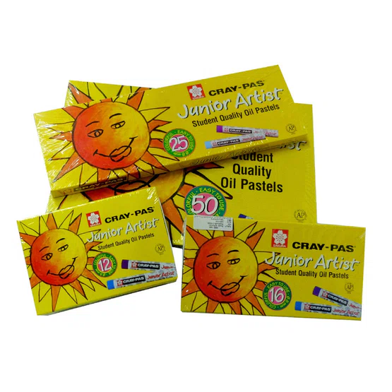 สีชอล์ก 25 สี ตรา Sakura Oil Pastels