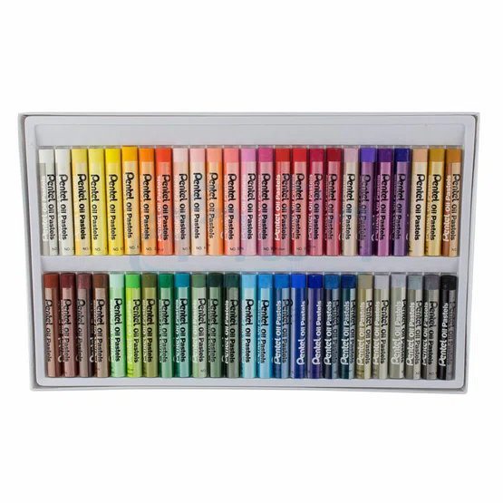 สีชอล์ก 50 สี ตรา Pentel Oil Pastels PHN-50AS