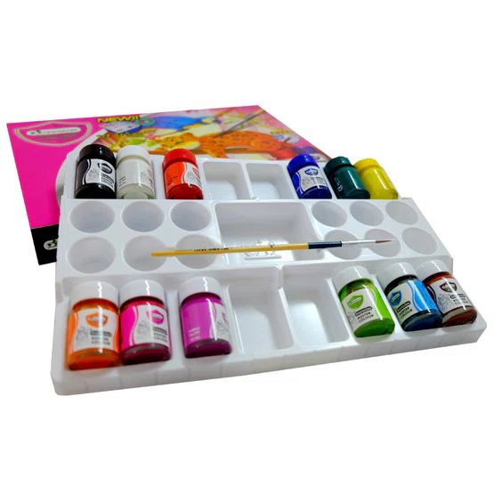 ชุดสีโปสเตอร์ 12 สี ตรา Master Art ชุดจิตกรน้อย Poster Colour Set