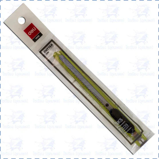 คัตเตอร์เหล็ก คละสี รุ่น 2066 Deli Cutter assorted colors