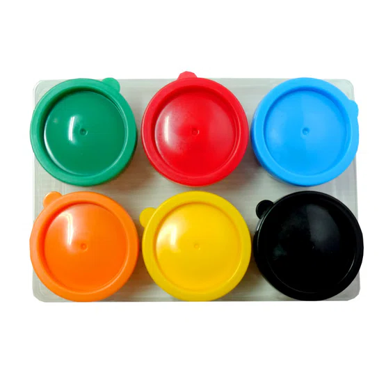 สีทามือ 6 สี ตรา Master art Finger Paints