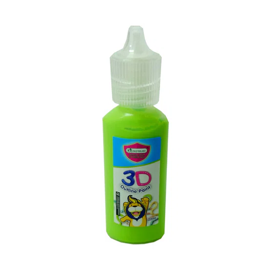 ชุดสีเขียนเส้น 4 สี ตรา Master art 3D Outline Paint