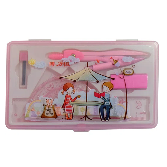 ชุดเรขาคณิต Geometric tool set (กล่องแฟนซี) SCK