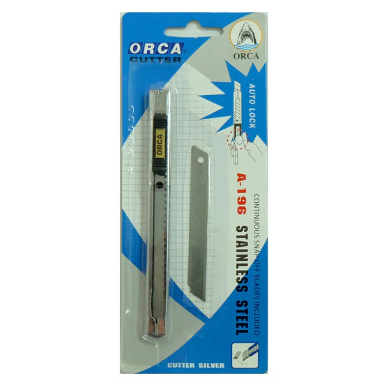 มีดคัตเตอร์ ORCA SILVER #A-196 Cutter