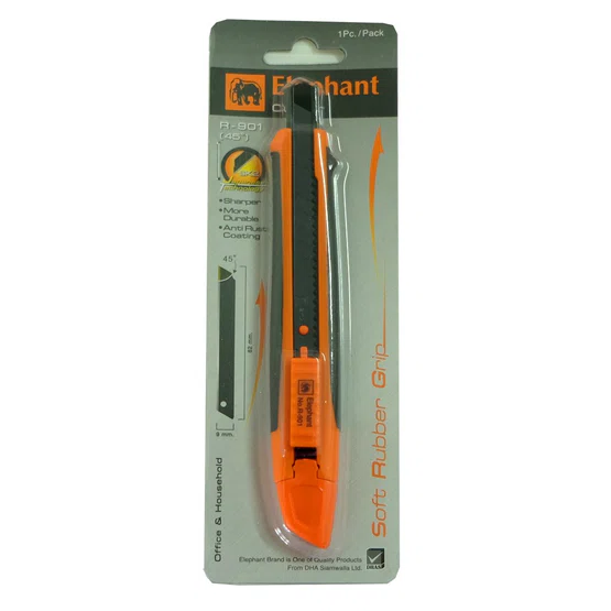 มีดคัตเตอร์ ตราช้าง #R-901 9mm. Cutter