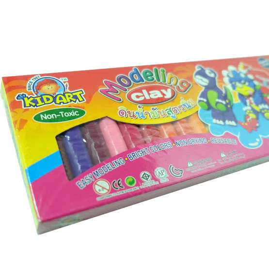 ดินน้ำมัน Zaja 24 สี ธรรมดา modeling clay