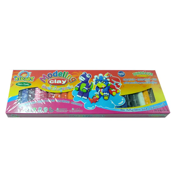 ดินน้ำมัน Zaja 24 สี ธรรมดา modeling clay