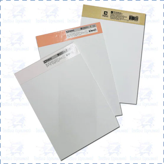 สมุดฉีก A5 30แผ่น มีเส้น2หน้า ตราช้าง คละปก PFC-201T 202T 203T Note Pad