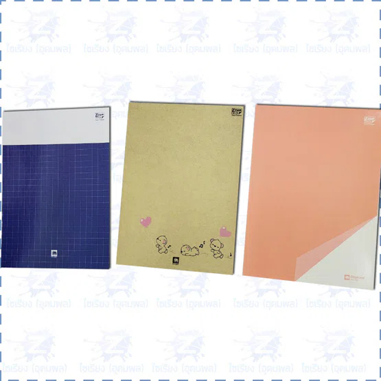 สมุดฉีก A5 30แผ่น มีเส้น2หน้า ตราช้าง คละปก PFC-201T 202T 203T Note Pad