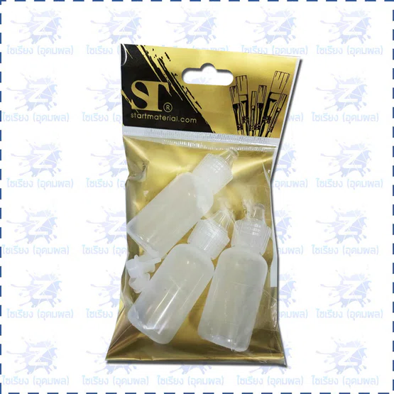 ชุดขวดเปล่า ขวดกาวร่างเส้น 18 ml. ชุด 3 ขวด ST 302-19