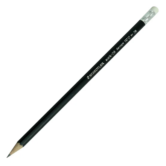 ดินสอดำ 2B Mark ตรา STAEDLER Pencil (1กล่อง=12ด้าม)