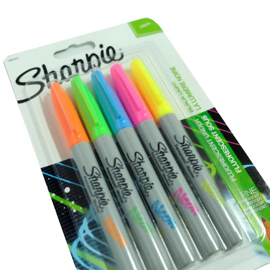 ชุดปากกา ชาร์ปี้ นีออน แพ็ค 5 แท่ง Sharpie