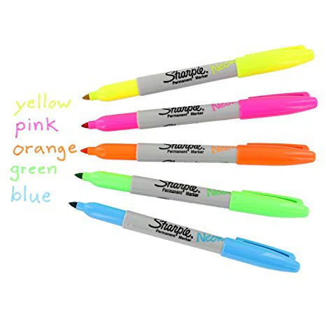 ชุดปากกา ชาร์ปี้ นีออน แพ็ค 5 แท่ง Sharpie