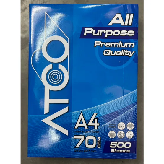 (1 ริม) กระดาษถ่ายเอกสาร 70 แกรม A4 (500 แผ่น) ตรา ARCO