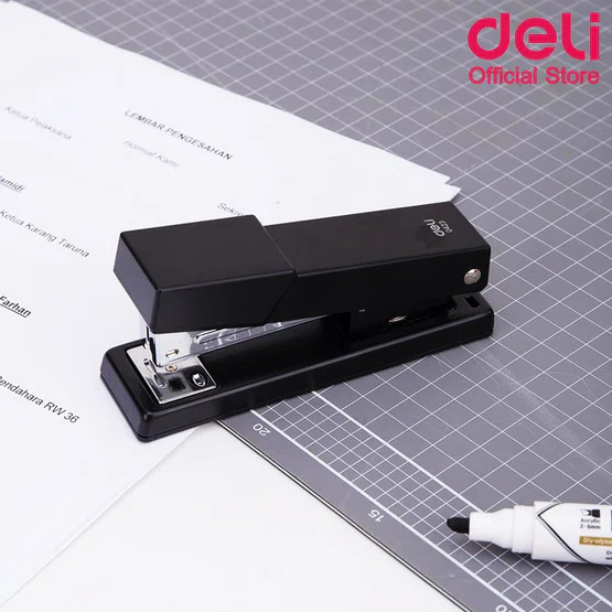 Deli 0423 Stapler เครื่องเย็บกระดาษ 25 หน้า สีดำ
