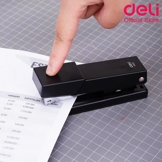 Deli 0423 Stapler เครื่องเย็บกระดาษ 25 หน้า สีดำ