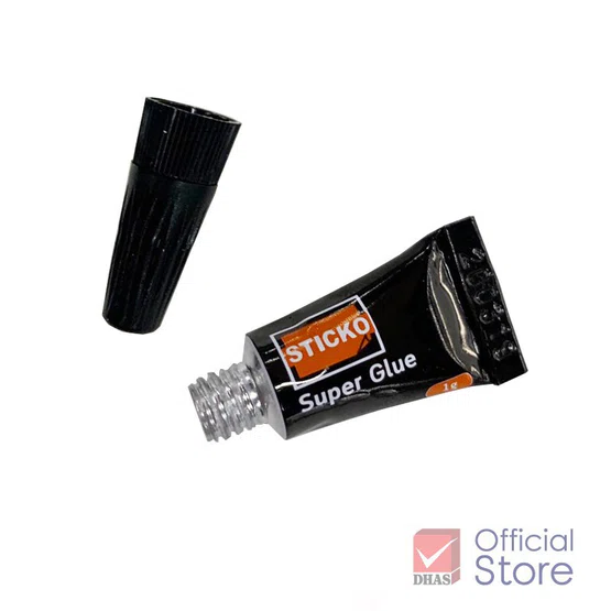 Elephant Super glue STICKO 1 กรัม แพ็ค 2 ชิ้น