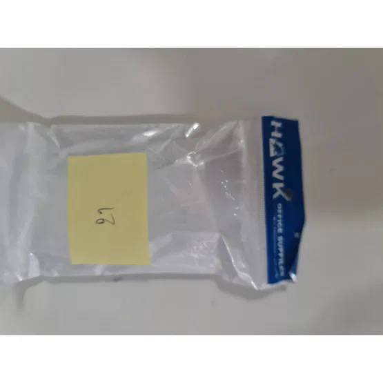 ป้ายชื่อแนวตั้งพร้อมสายคล้อง [HAWK] B014-1   5.5x8.5cm